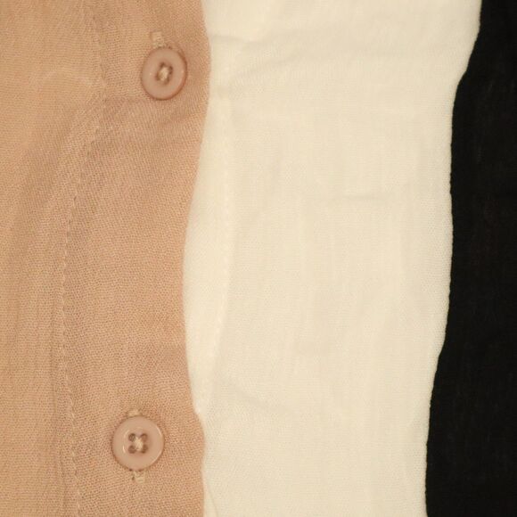 Jess Lea Colorblock Button down Blouse Size 2X Lightweight NEW - Picture 10 of 11